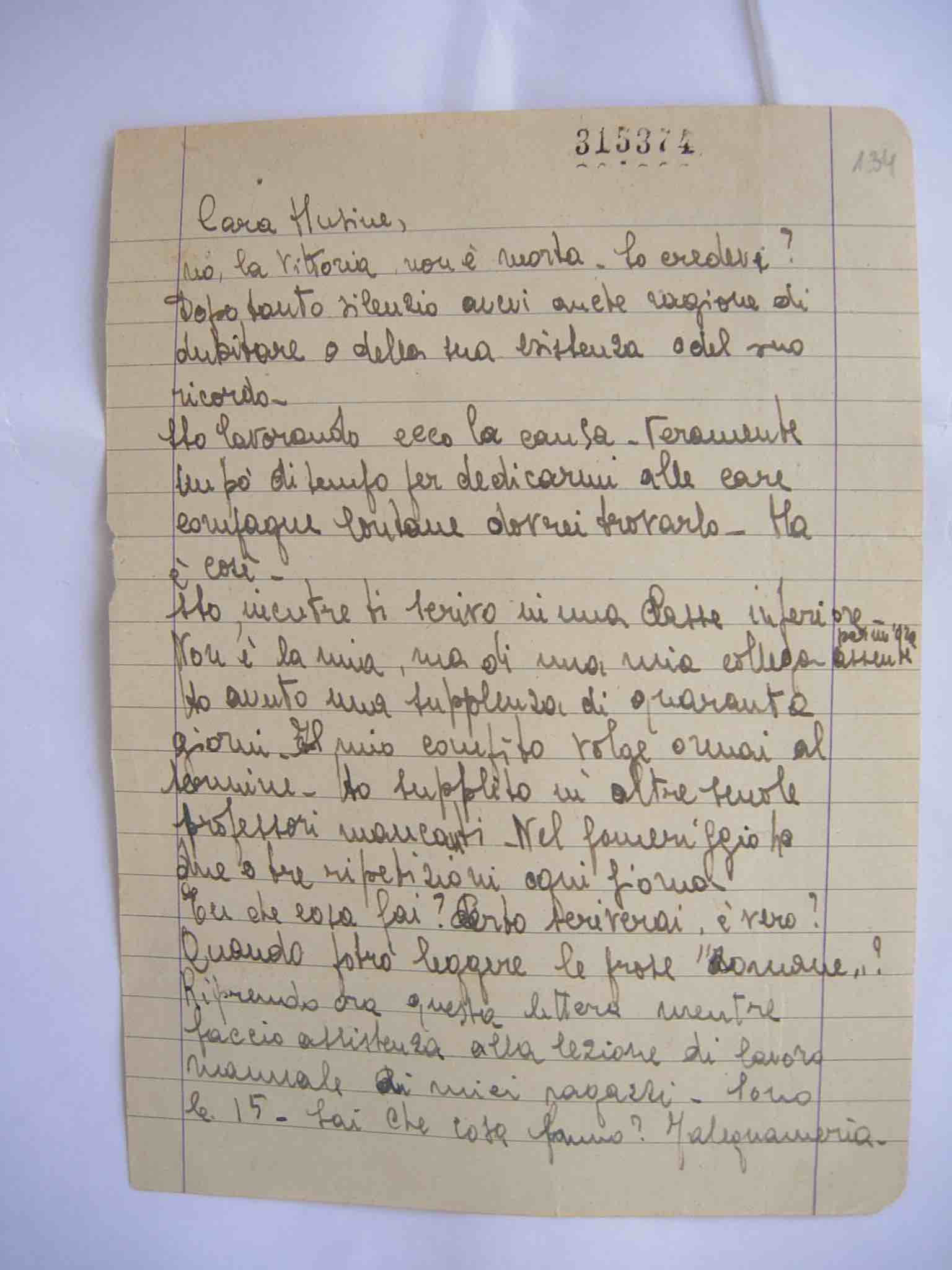 1.30a lettera di Vittoria