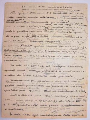 1.31 Prima pagina manoscritto