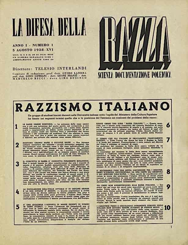 Manifesto della razza (Edoardo Zavattari)